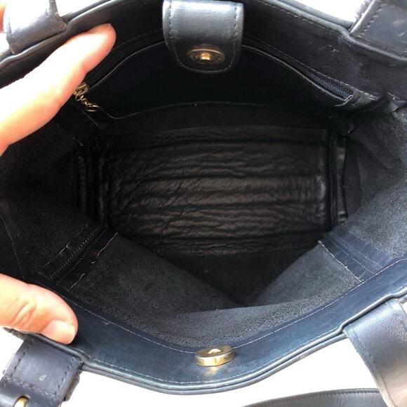 Vintage Coach 4157 Soho Black Leather Buckle Tote | Fall Staple Made in USA EUC - Picture 6 of 12